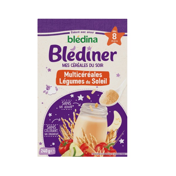 Bột lắc sữa Bledina đêm 6 tháng và 8 tháng: Giúp bé no và dễ ngủ