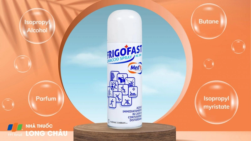 Chai xịt lạnh Frigofast Spray: Giảm đau bong gân, căng cơ và giãn dây chằng một cách hoàn hảo