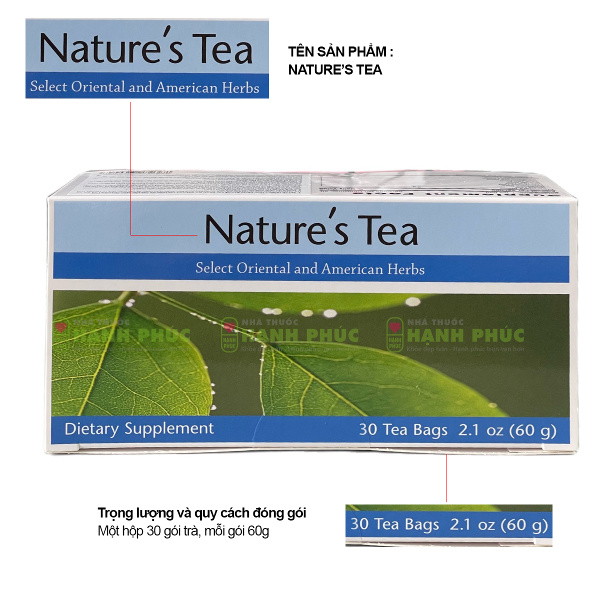 Trà Thải Độc Ruột Nature’s Tea Unicity: Đại diện từ Hoa Kỳ cung cấp sức khỏe