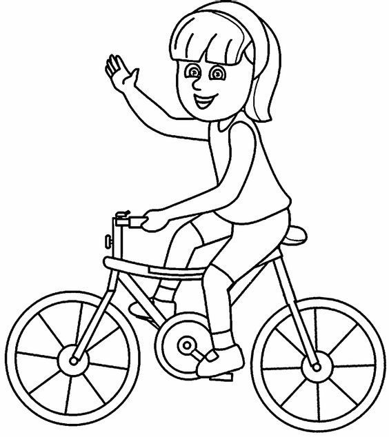 Tự tay tạo tranh tô màu xe đạp đáng yêu cho con yêu