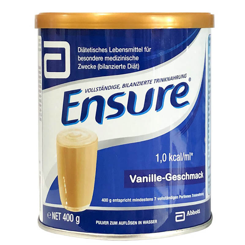 Sữa Ensure Đức 400g: Sự bồi bổ cho cơ thể của bạn