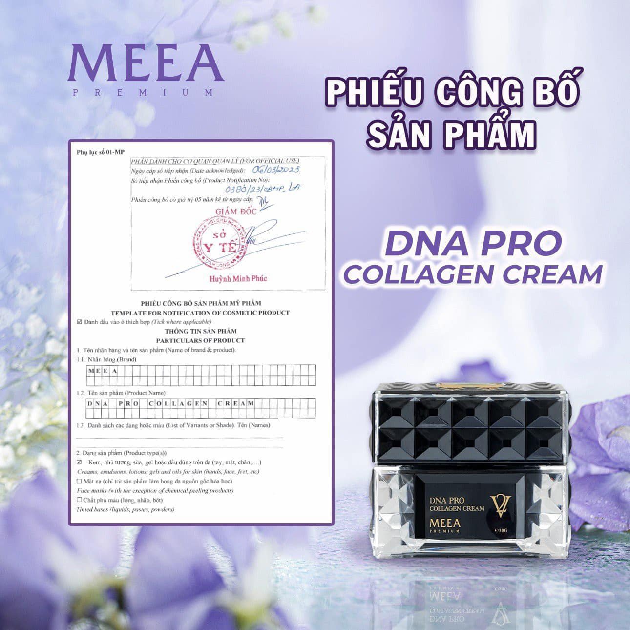 Kem Face Collagen Cá Hồi MEEA DNA Pro V2: Sức mạnh của làn da tươi trẻ